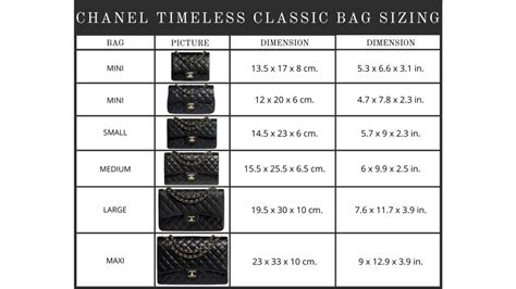 chanel sizes and prices|chanel size chart uk.